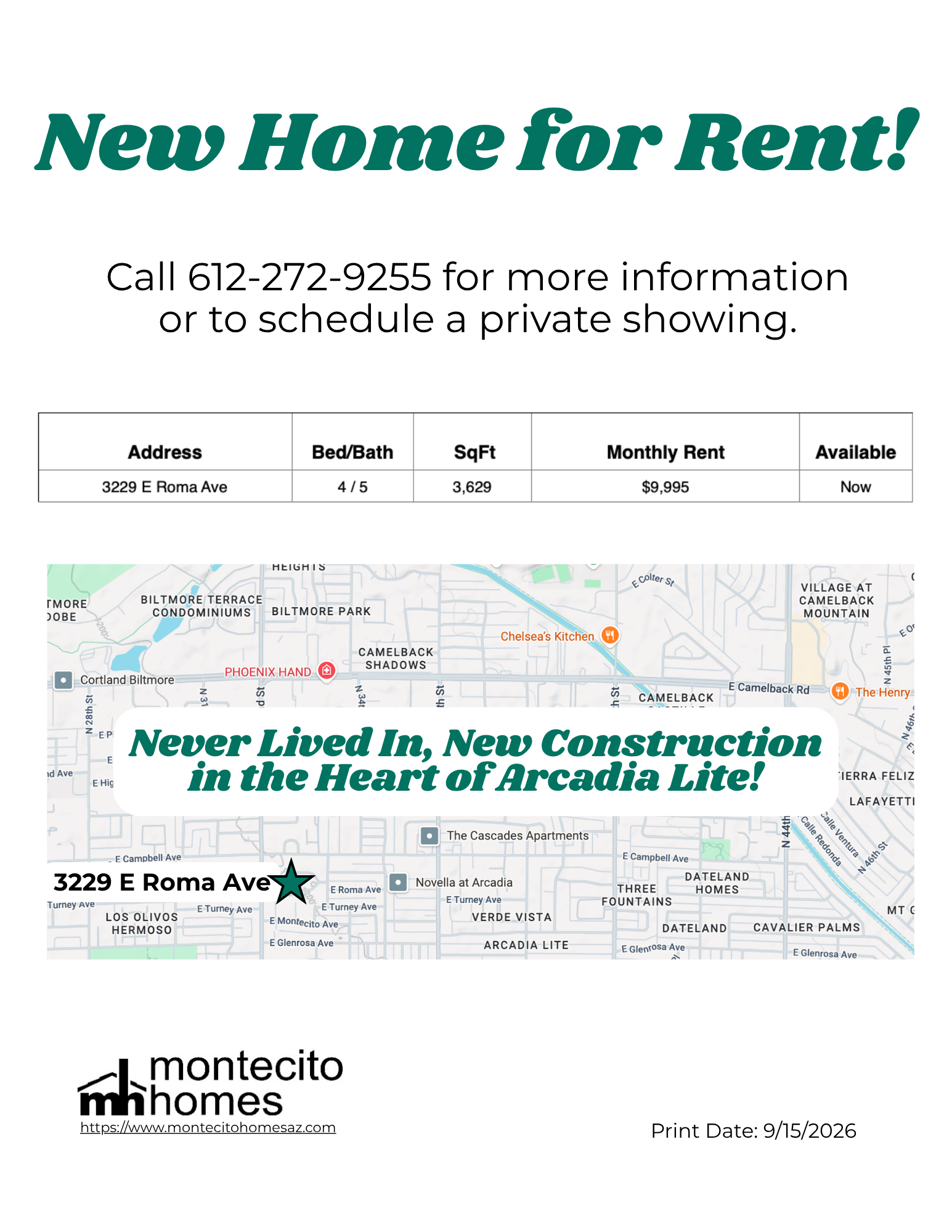 For Rent Flash Sale